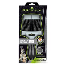 FURminator 寵物硬式針梳 L, 1個, 黑色 + 灰色