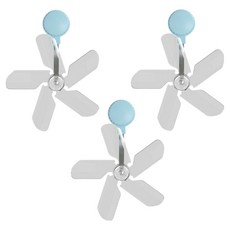 마샤투 에어컨 바람개비 순환팬 블루, 3개