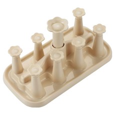 썸즈마인 디자인 컵걸이 8홀더, 베이지, 1개