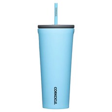 CORKCICLE. 酷仕客 冷飲杯 隨行杯 + 吸管, 710ml, 1個, 聖托里尼