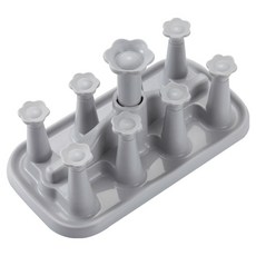 썸즈마인 디자인 컵걸이 8홀더, 그레이, 1개