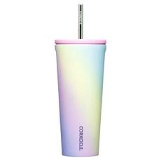 CORKCICLE. 酷仕客 冷飲杯 隨行杯 + 吸管, 710ml, 1個, 彩虹獨角獸