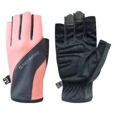 INCONTRO Flare 防滑矽膠運動半指手套 雙手組, 1套, 橘色