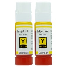 탑젯 엡손 003 T00V400 호환잉크, 노랑, 2개