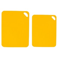 GHIDINI 高級廚房砧板 大+小套組 橘色, 1套