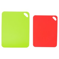GHIDINI 高級廚房砧板組 綠色(大) + 紅色(小), 1套, 砧板2種