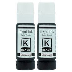 탑젯 엡손 003 T00V100 호환잉크, 검정, 2개