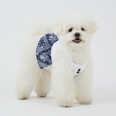 몽띠에 寵物Peppy連身裙, 1個, 白色