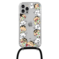 Shinchan 蠟筆小新 Wagglewaggle掛繩手機殼