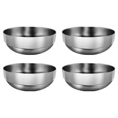 Casabeni 不鏽鋼雙層冷麵碗 小 19.5 x 7.5 cm, 單一顏色, 4個