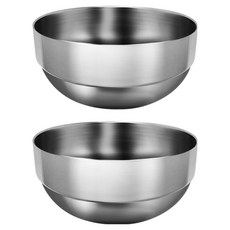 Casabeni 不鏽鋼雙層湯碗 中 12 x 5 cm, 單一顏色, 2個