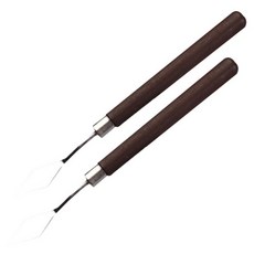 Luneon 多用途油畫刀 紅木迷你尖頭, 2個