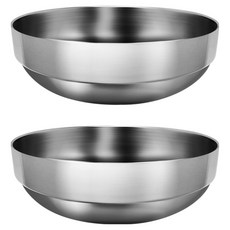 Casabeni 不鏽鋼雙層冷麵碗 小 19.5 x 7.5 cm, 單一顏色, 2個
