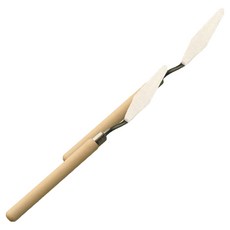 Luneon 多用途油畫刀 原木尖頭 4號, 2個