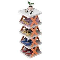 Oliwell 多層鞋架, 橘色 5層, 1個