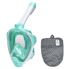 MGLO 全罩式浮潛矽膠面鏡組, 薄荷綠