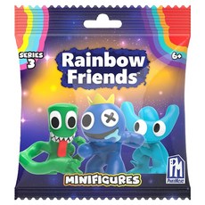 PHATMOJO 彩虹朋友收藏家迷你公仔 S3 MF2621 隨機出貨, 1個