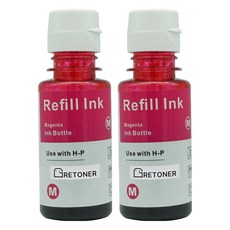 탑젯 삼성 INK-K610 호환 무한 리필 잉크, 빨강, 2개