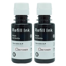 삼성 INK-K610 호환 무한 리필 잉크, 검정, 2개