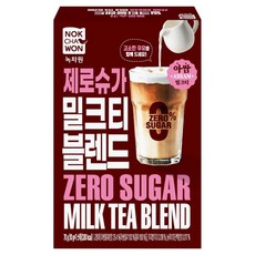 NOKCHAWON 綠茶園 零糖奶茶調和粉, 1個, 7入, 10g