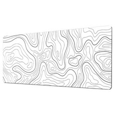 알럽홈 라인 아트 데스크탑 마우스 장패드, TYPE 1