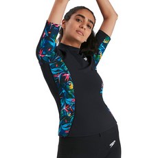 speedo 女性短袖防磨衣 8-13197G731