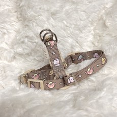 hitzzi 圖案Y型胸背帶, 可可棕, 1個