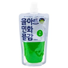 yulart 民俗畫顏料 綠草, 100ml, 1色