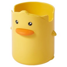 쭈비니네 예쁜 세련된 연필꽂이, 옐로우, 1개