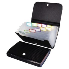 포텐키트 깔끔한 아코디언파일 11.5 x 18.5 x 2.5 cm, 13개레이어, 2개