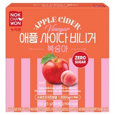 NOKCHAWON 綠茶園 零糖蘋果醋水蜜桃味, 5g, 1個, 30件, 150g