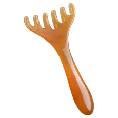 SUN&DREAM 美容刮痧板, 寬版黃色, 1個