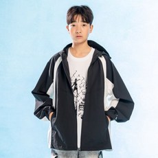 JCB 男童拼接撞色防風外套 U361