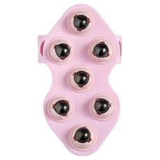 덴빌리어 상쾌한 마사지 기구 15.3 x 10.8 x 3.5 cm, 1개, 핑크