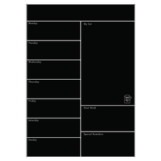 Alice Home 冰箱磁鐵備忘板 A3 週計畫表 VK0012, 薄膜