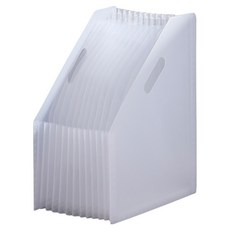 모던베이스 간편 다중수납 A4 아코디언 파일꽂이 258 x 325 mm, 화이트, 1개