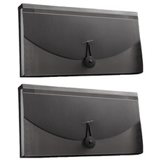 포텐키트 데일리 아코디언파일 26.3 x 14 cm, 블랙, 2개