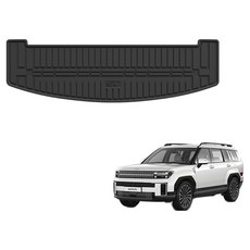 3W Ecoliner TPE 7人座後車廂墊, 黑色, 現代 Santa Fe MX5