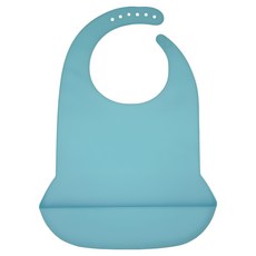 로시테라 실리콘 성인용 턱받이, L 라이트블루, 1개