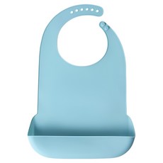 로시테라 실리콘 성인용 턱받이 M, 라이트블루, 1개