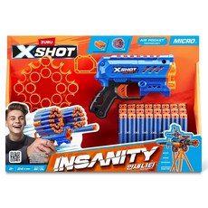 X SHOT I-Vision兒童用Insanity Micro 24海綿飛鏢玩具槍, 1個