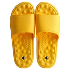 Barom Mall 室內磁石指壓拖鞋 230~235cm, 黃色, 1個
