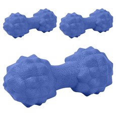 쏙쏙채움 지압 발바닥 마사지볼, 3개, 블루 더블 볼