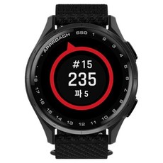 가민 어프로치 골프 GPS 스마트워치 S50, 블랙, 30.4mm, GPS + 블루투스