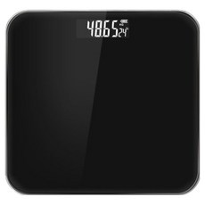 KANIA 美型基本款成人體重計, 1個, 單一商品, 清新黑
