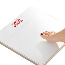 KANIA 愉悅心情體重計 26cm 電池款, 1個, 單一商品, 白色紅光