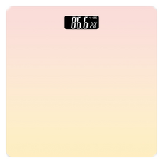 KANIA 愉悅心情體重計 26cm 電池款, 1個, 單一商品, 橘色螢幕