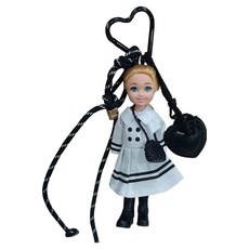 Woni家 約會公主娃娃鑰匙圈 7號, 1個, 混合色