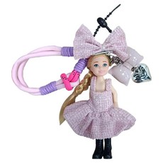 Woni家 約會公主娃娃鑰匙圈 1號, 1個, 混合色