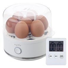마이뉴 계란찜기 + 다용도 타이머 세트, MYNEW-ES1